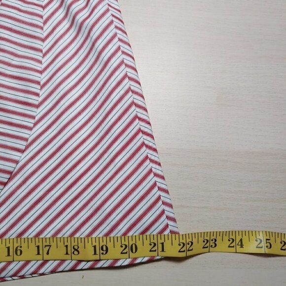 NWT ZARA Stripes pleated bow wrap preppy mini skirt - Picture 9 of 14